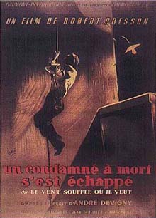 Un Condamne A Mort S'Est Echappe poster